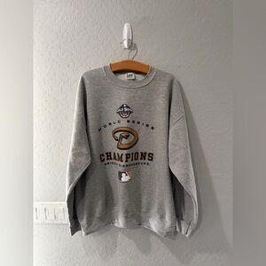 Vintage 2001 Lee AZ Diamondbacks World Series Sweatshirt XL Bin 2